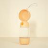 Good-2 In 1 Portable Food Grade Material Dog Cat Travel Pet Water Cup Bottle With Food Dispenser