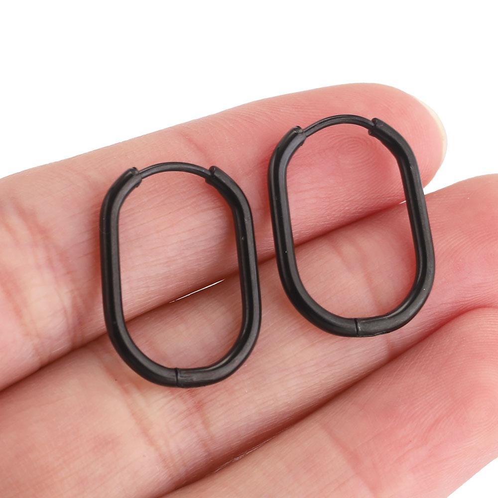 6 szt. Kolczyki koła ze stali nierdzewnej dla kobiet Kolczyki Piercing Biżuteria Kolczyk Koło Zapobiegają Alergii Kolczyki Biżuteria