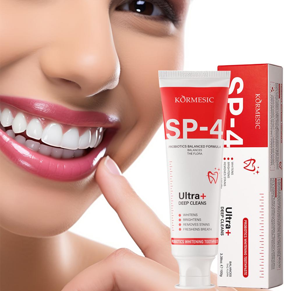 Προβιοτική Λευκαντική Οδοντόκρεμα, 100γρ. - Βαθύς Καθαρισμός & Δροσερή Αναπνοή για Λαμπερά Δόντια