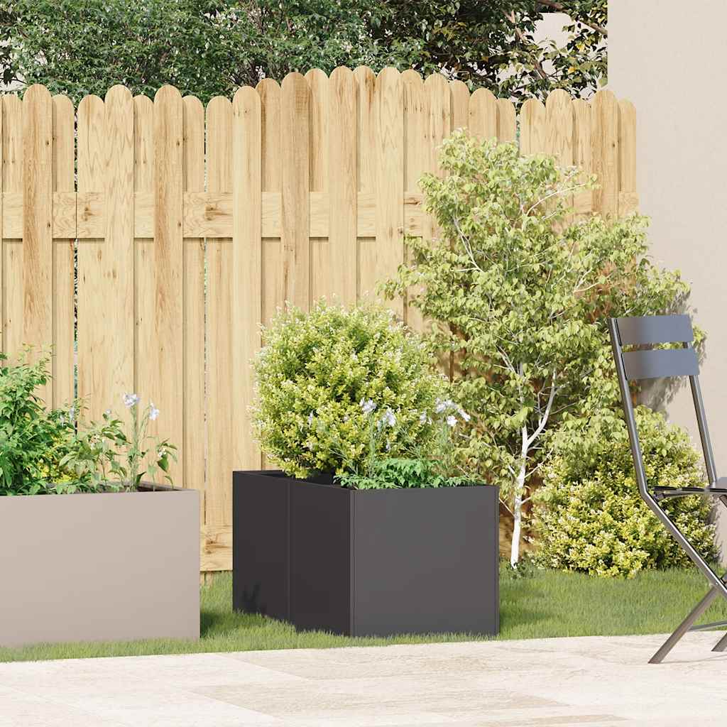 Black Pot 40X80X40 Cm Cold Rolled Steel
