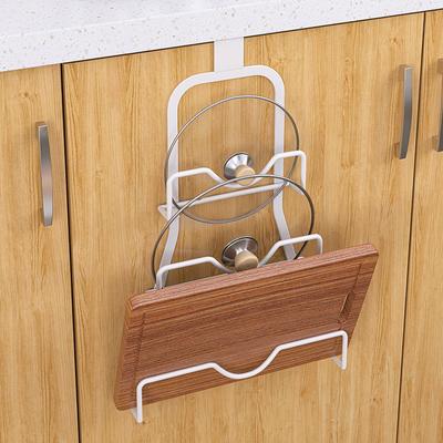 Kitchen Rack Multifunctional Wall-mounted Three-layer Lid Rack No-punching Cutting Board Cutting Board Integrated Storage Rack