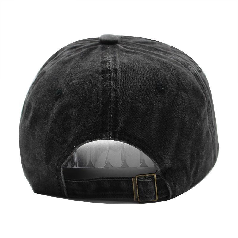 Retro Washed Baseball Cap Color Matching Curved Brim Cap Summer Couple Casual Versatile Hip Hop Hat Men And Women