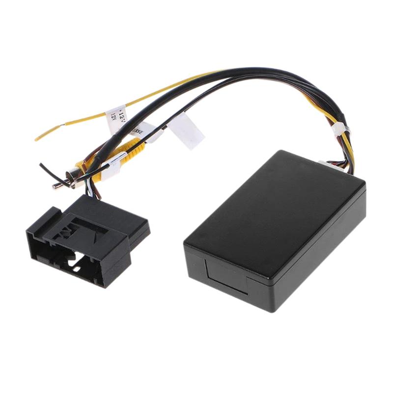 AA91 RGB to (RCA) AV CVBS Signal Converter Decoder Box Adapter for Factory Rear View Camera Tiguan Golf 6 Passat CC
