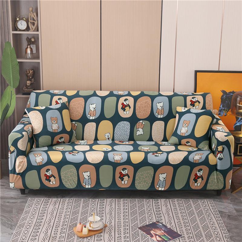 Elastic Lazy Sofa Cover All Inclusive Anti Slip Sofa Cover  Sofa Towel Cover Fabric