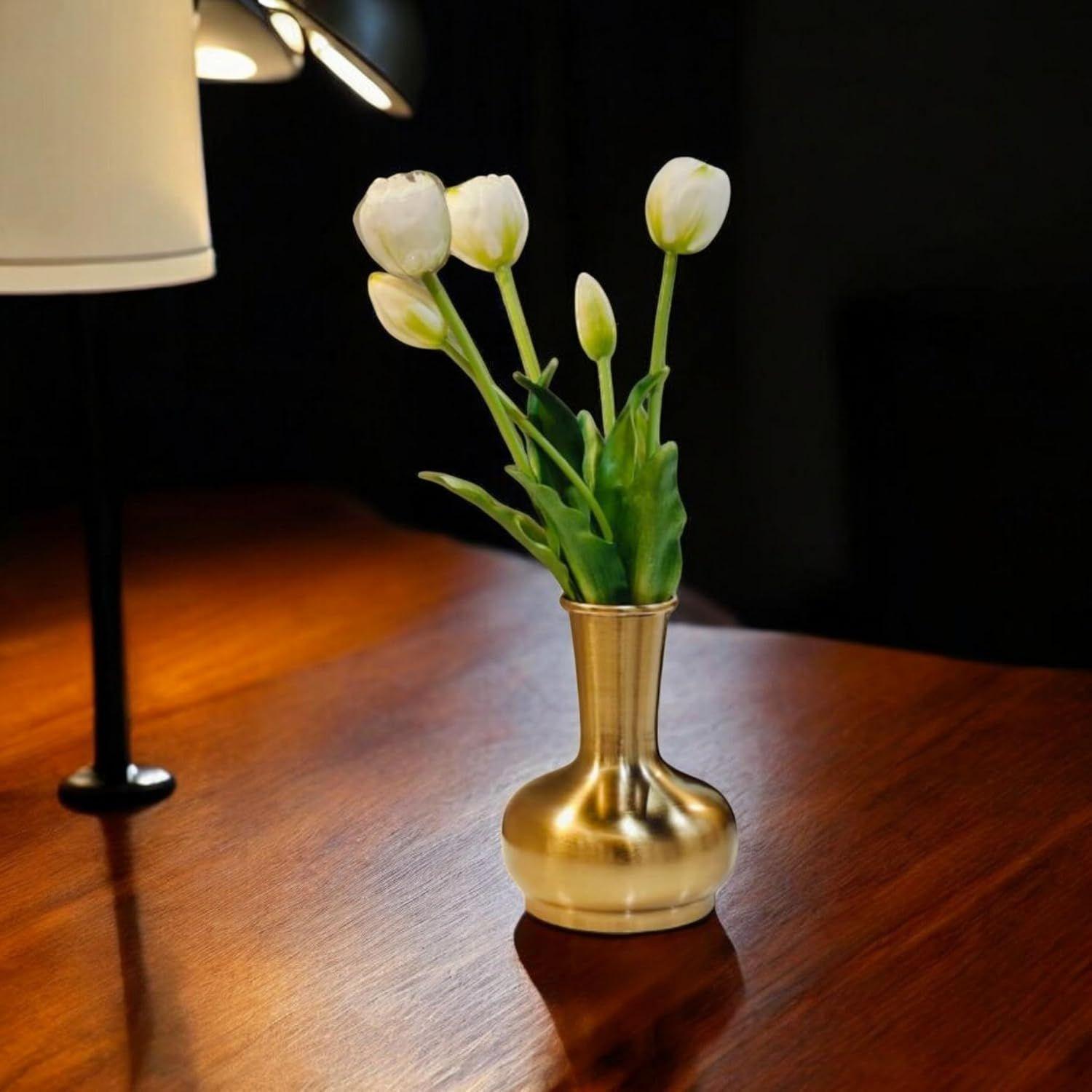 

Metal Dara Vase for Home Decor, Living Room, Bedroom, Balcony Garden Kitchen, Office, Wedding| Table Decorative Item