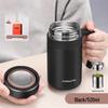 Fuguang 316L Stainless Steel Smart Thermos with Tea Infuser and Handle