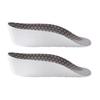 Inner Heightening Insole 2-4cm Lift Pads Soft Cushioned & Breathable with Odor Control, Non-Slip Design 3/4 Length Invisible Lift Pads for Sneakers &