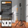 Carbon Steel Phone Stand with Fill Light for Live Streaming and Exam Prep