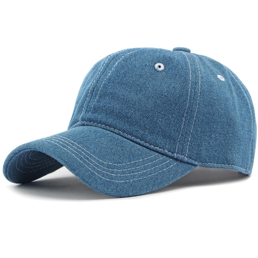 HT4755 Baseball Cap Spring Summer Autumn Caps for Men Women Solid Plain Denim Baseball Hat Male Female Adjustable Snapback Caps