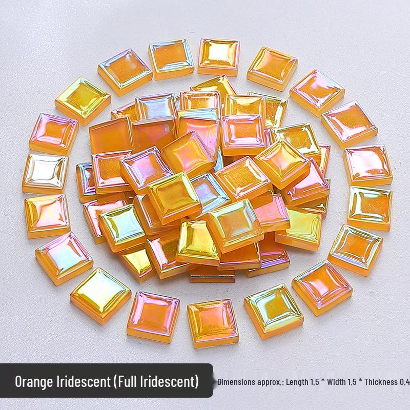 1kg Mosaic Iridescent Crystal Glass for DIY Children’s Handicrafts