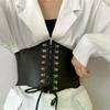 Waist Cinching Abdominal Belt Wide Waistband Adjustable Waist Belt For Women Shirt Skirt Decoration Accessories