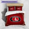 Charlton Athletic FC Set Biancheria da Letto Stampato 3 Pezzi Copripiumino Traspirante con Federe Biancheria da Letto Decorativa per Camera da Letto Casa