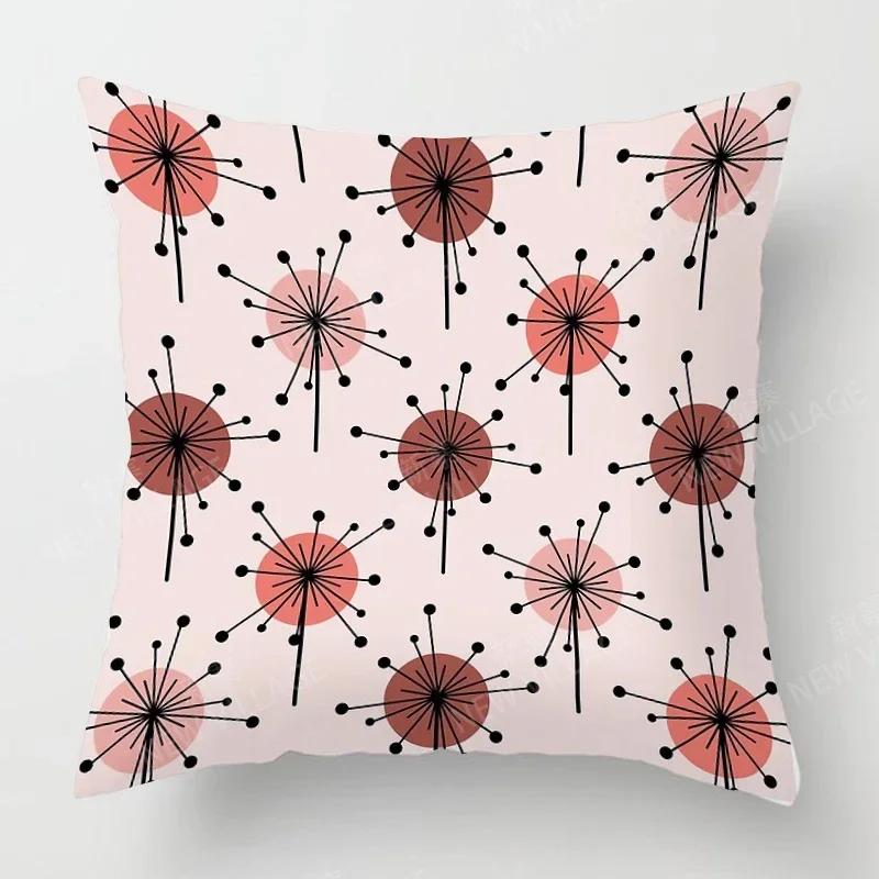 Nordic Fall Home Decor Autumn Throw Pillow Case Sofa Cushion Cover Modern  Geometry