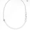 Ozel Baroque Pearl Gathering Chain Long Necklace PB133N