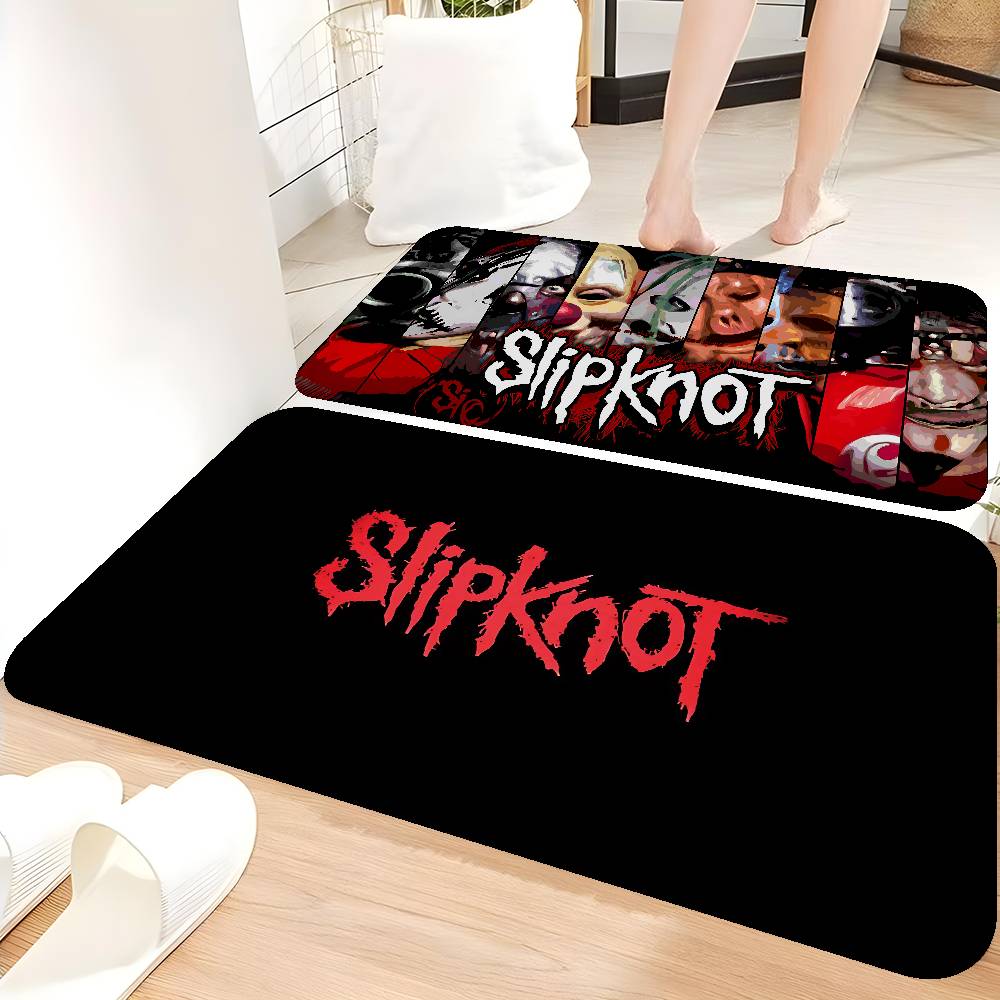 S-Slipknots Rock Fußmatte Kinderzimmer Schlafzimmer Dekoration Balkon Anti-Rutsch-Fußmatte Wohnzimmer Fußmatte Teppich