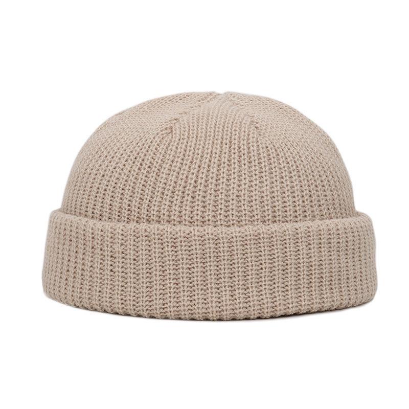 Cappello coppia autunno e inverno cappello sottile cappello lavorato a maglia da uomo e da donna cappello termico a pullover da donna cappello freddo da donna cappello da proprietario terriero a buccia di melone