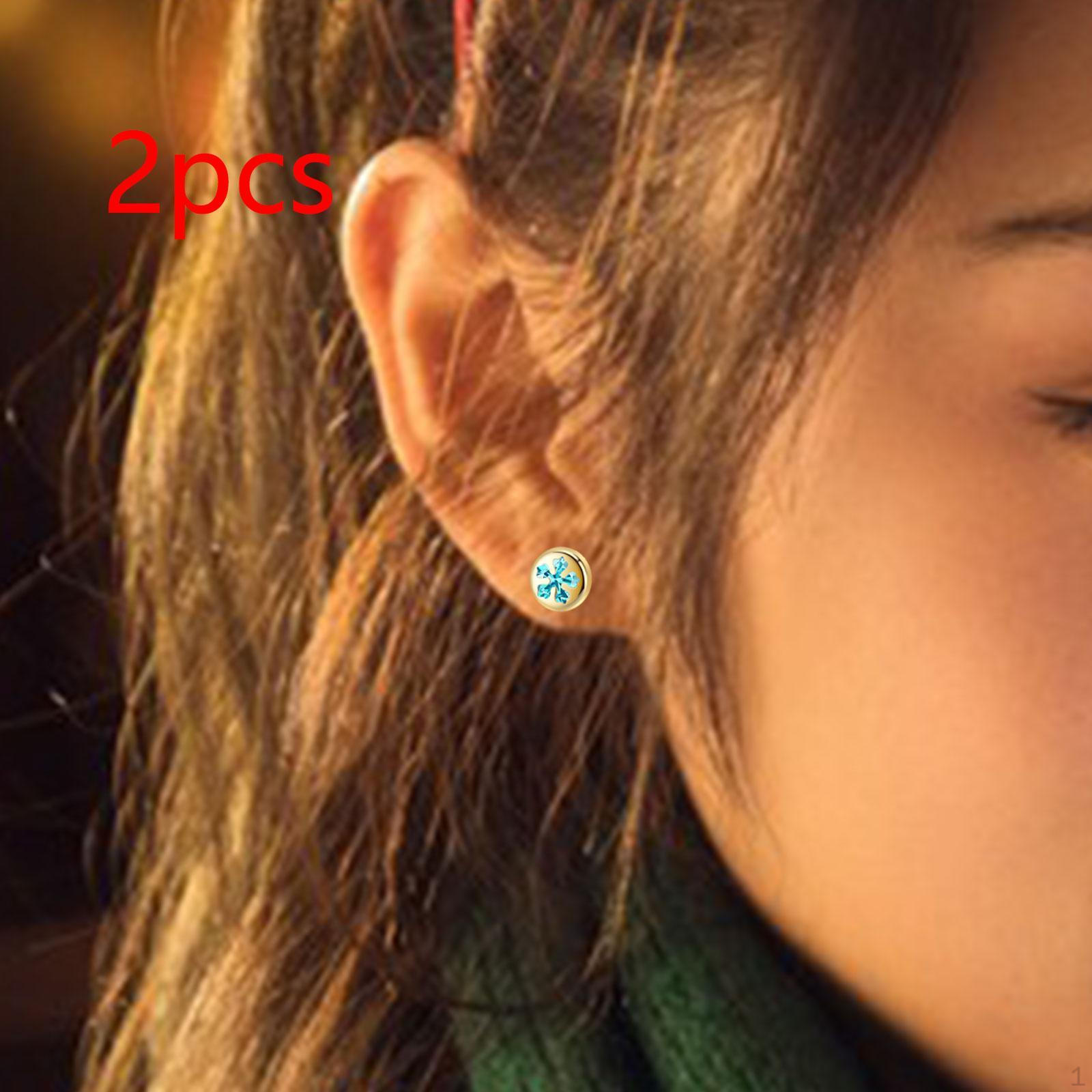 

Рождественские серьги-гвоздики модные ювелирные изделия подвеска-подвеска декор для повседневного ношения Golden Snowflake