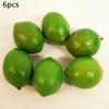 Photography Props Artificial Lemon Green Plastic Limes Simulation Fake