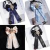 Butterfly Bow Dress Collar Brooch With Pearl Accents For Women