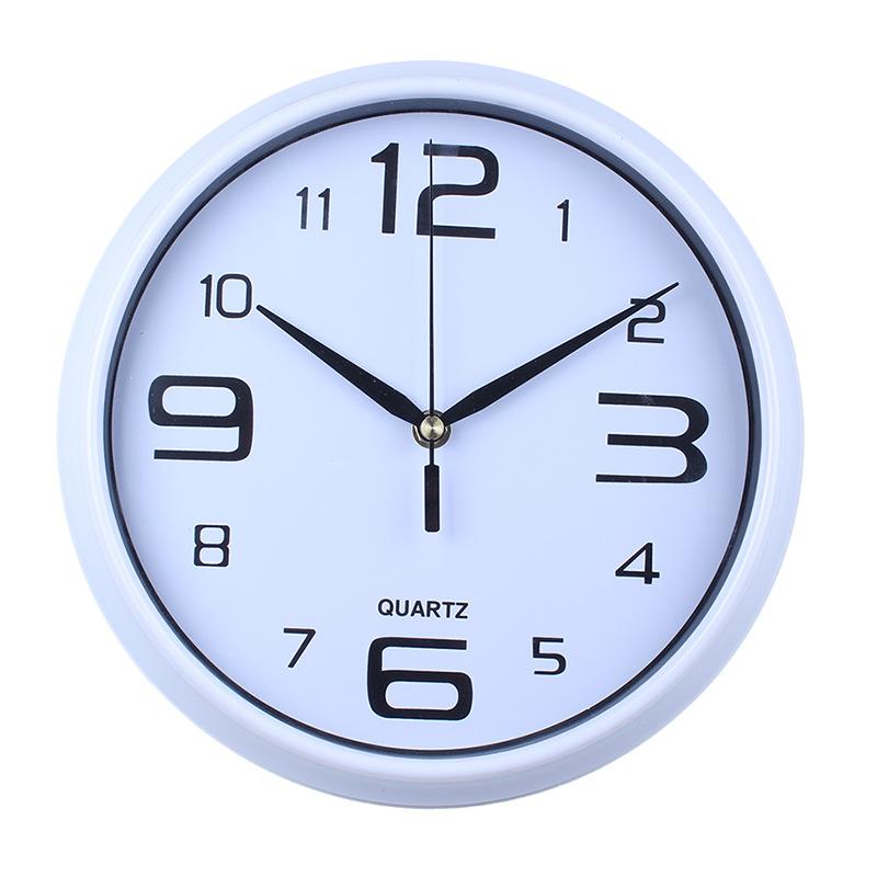 Living Room Household Simple Silent Wall Clock with Accurate Travel Time and Versatile Electronic Clock with Clear Fonts and Punch-free Quartz Clock