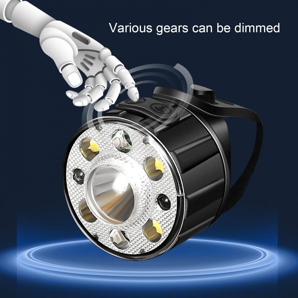Smart Bicycle Light LED Sensor Light Rechargeable Bike Headlight MTB Bicycle Lamp Outdoor Night Riding Safety Cycling Light