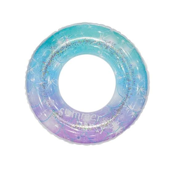 Kids Adults Swim Ring Inflatable Leakproof Thickened PVC Summer Outdoor Swimming Pool Float Tube Toy Beach Party Supplies