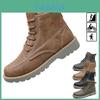 Hochwertige Herren-Outdoor-Arbeitsstiefel mit wasserdichtem PU-Leder für Winterkomfort