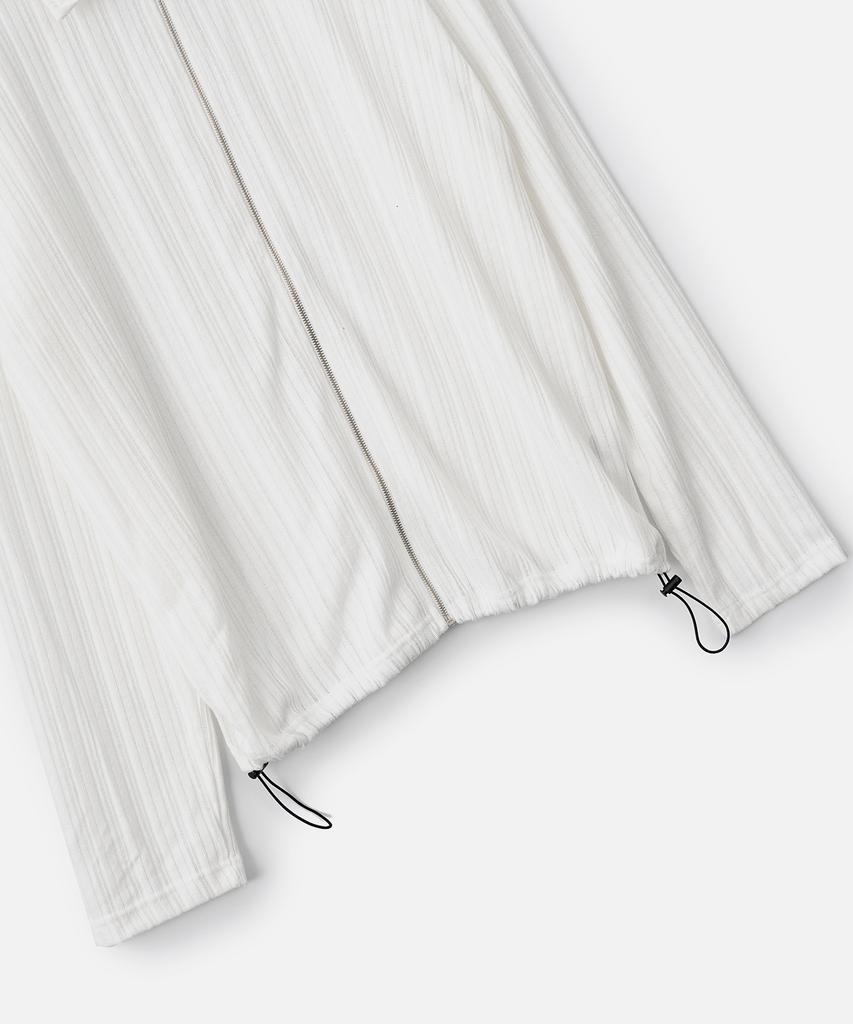Vastic Zip Knit Cardigan_Ivory
