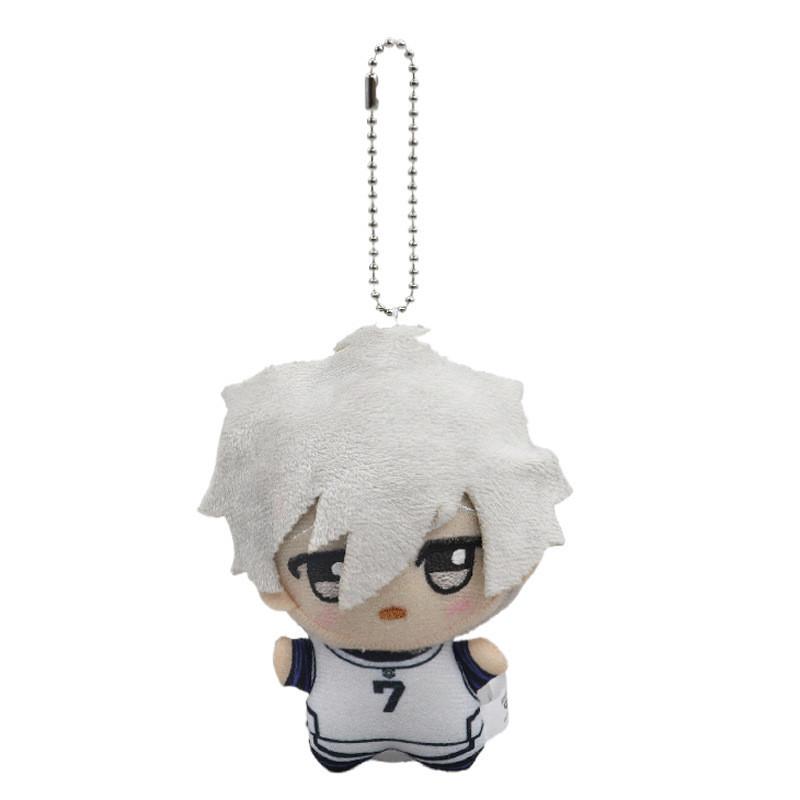 

Plush Toy Keychain Adorable Blue Cartoon Animal Soft Pp Cotton Filling White