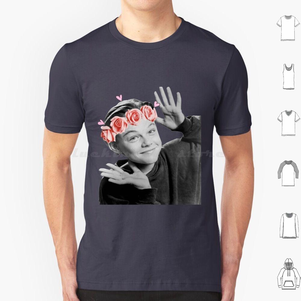Young Leonardo Dicaprio Flower T Shirt Men Women Kids 6xl Leonardo Dicaprio Leonardo Leo Young Leo Titanic Dicaprio 90s Movies