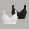 European and American Comfortable No-rims Plus Size Yoga Push-up Bra for Large Breasts