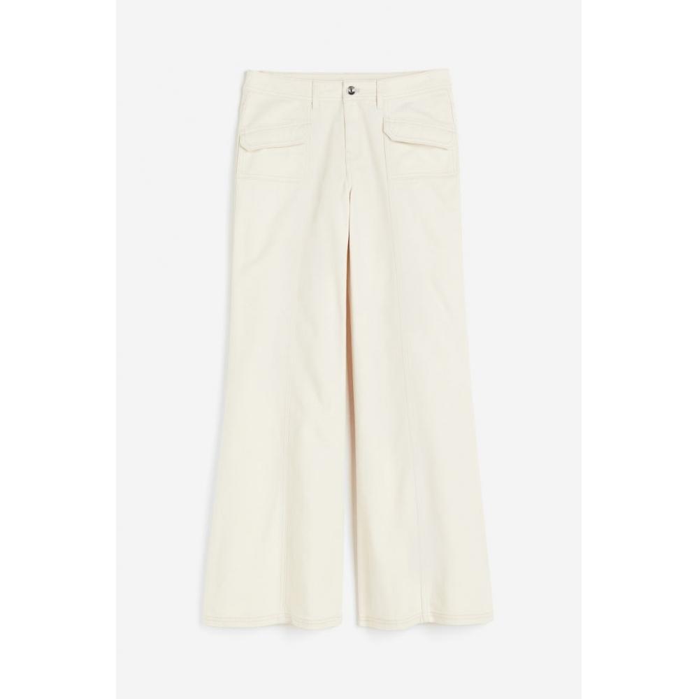

БРЮКИ HM WIDE TWILL СВЕТЛО-БЕЖЕВЫЕ