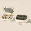 Outdoor Travel Pill Storage Boxes 4/6/21Grids Portable Medicinal Tablet Sealed Bins Small Plastic Pill Sorting Organize Casket