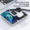 R11 4 in 1 Wireless Charger Qi Wireless Fast Charging Stand Replacement for iWatch Airpods Pro iPhone 12 13 Pro Samsung