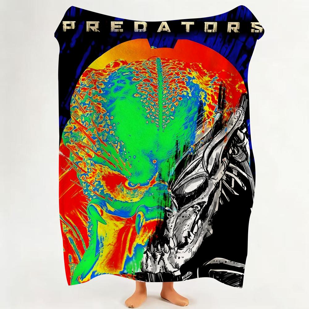 

Movie P Predator Throw Flannel Throw Blanket Suitable for Sofa,Living Room,Bedroom 75x90cm