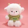 Plush Sheep Dressup Doll With Bow For Childrens Gift And Playtime