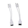 1Pair Passive PoE Injector and Splitter Kit 12V PoE Injector and Splitter for Wireless Network Device Accessory White