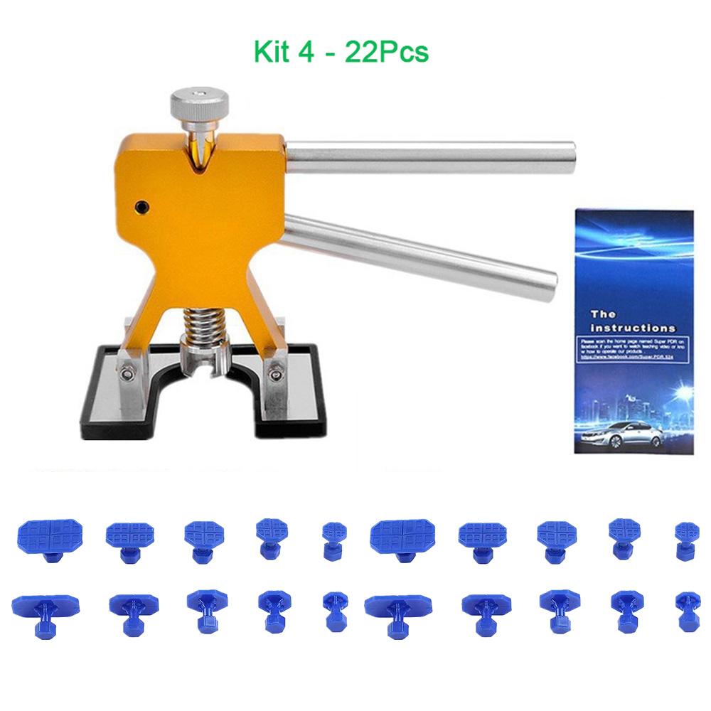 Professional Car Paintless Dent Repair Kit Tools Suction Cup Auto Dent Puller with Glue Puller Tabs Removal Tool for Vehicle Car