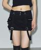Hellenepaliseu Suspender Micro Skirt [Black]