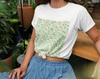 WILLIAM MORRIS - Willow Bough - 100% Organic Cotton Unisex T-Shirt and Kids Tshirt Featuring Vintage Botanical Textile Art - White / Vintage Beige