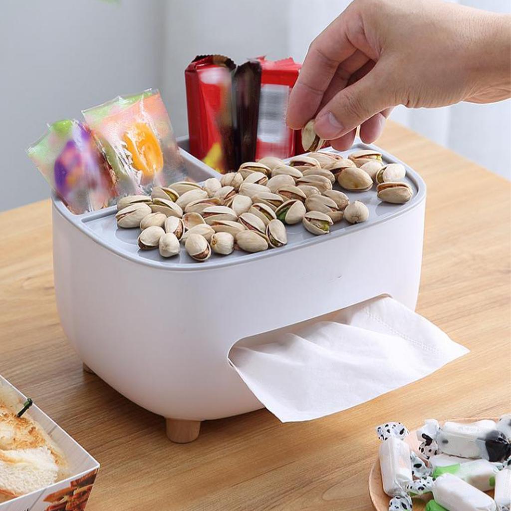 Tissue Box Organizer Versatile Effective Storage Tissue Storage Box for Home Apartment