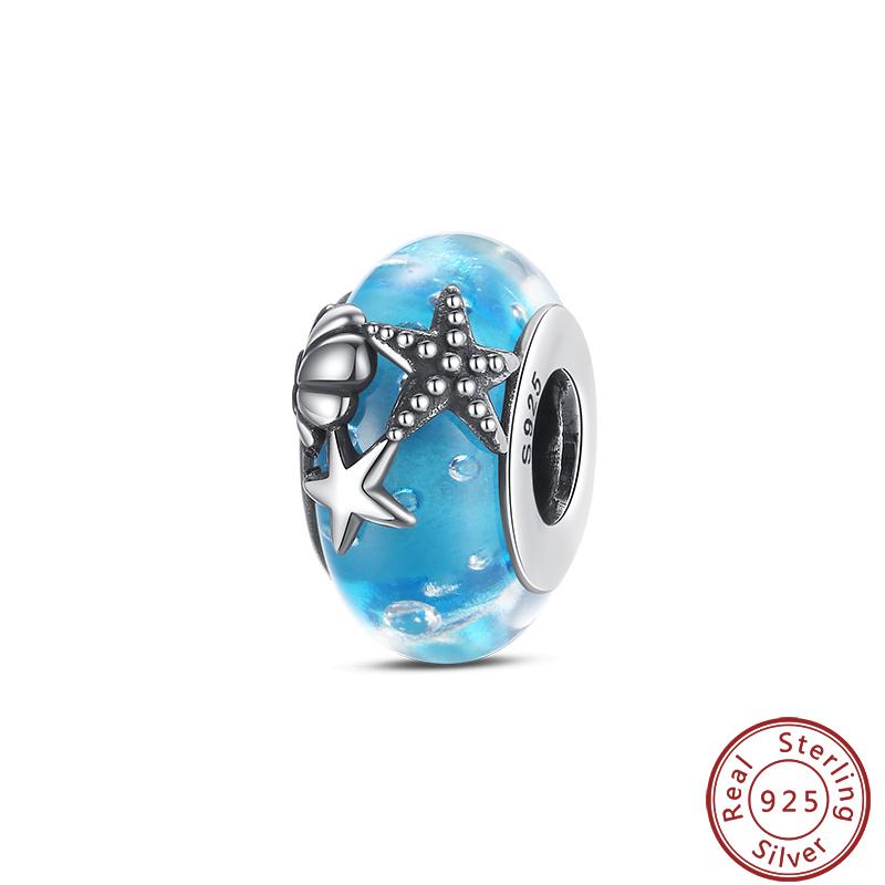 Luminous Ocean Series Copper Dolphin Turtle Octopus Charms Beads 3Mm Diy Fine Jewelry Gifts Making