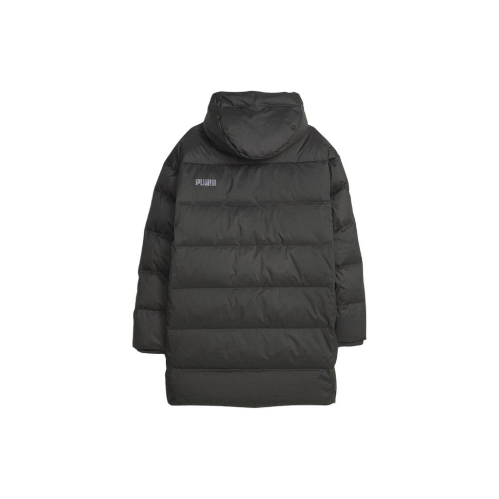 Puma Hooded Jacket Casual Loose Multi-Pocket Mid-Length Men Jackets Black 675378-01