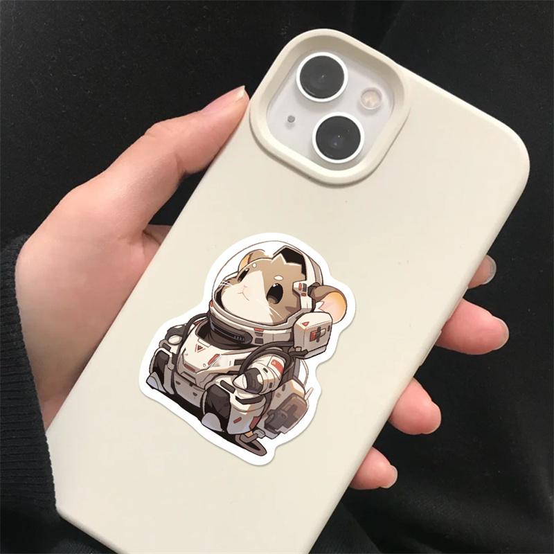 50Pcs Cartoon Guinea Pig Stickers Cute Animals Pvc Decals Funny Decoration Toy Gift Diy Fridge Helmet Phone Suitcase Sticker