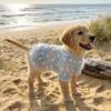 Cozy Dog Sunscreen Clothes Ruffle Trim Puppy Mesh Skirt Sun Protection Clothes  Small Medium Dogs