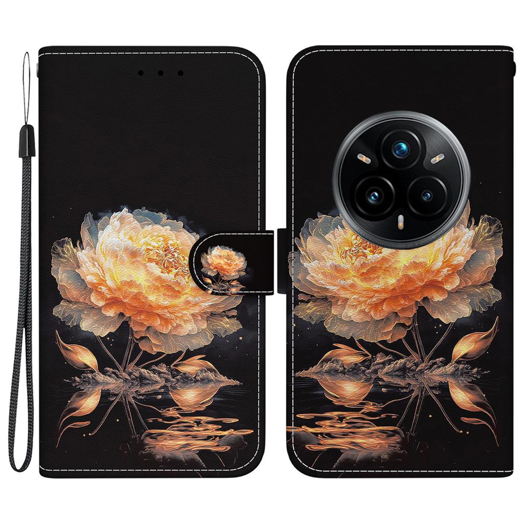 For Realme 14 Pro+ 5G Wallet Phone Case Anti-Drop Leather Flip Cover Pattern Printing