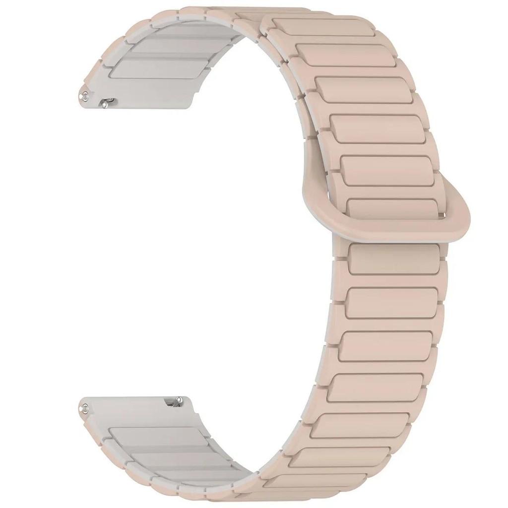 18mm 20mm 22 Mm Magnetic Coil For Samsung Galaxy Watch 7 6 5 4 5Pro 6 4 Classic Silicone Loop For Huawei Watch GT5 5Pro 46mm