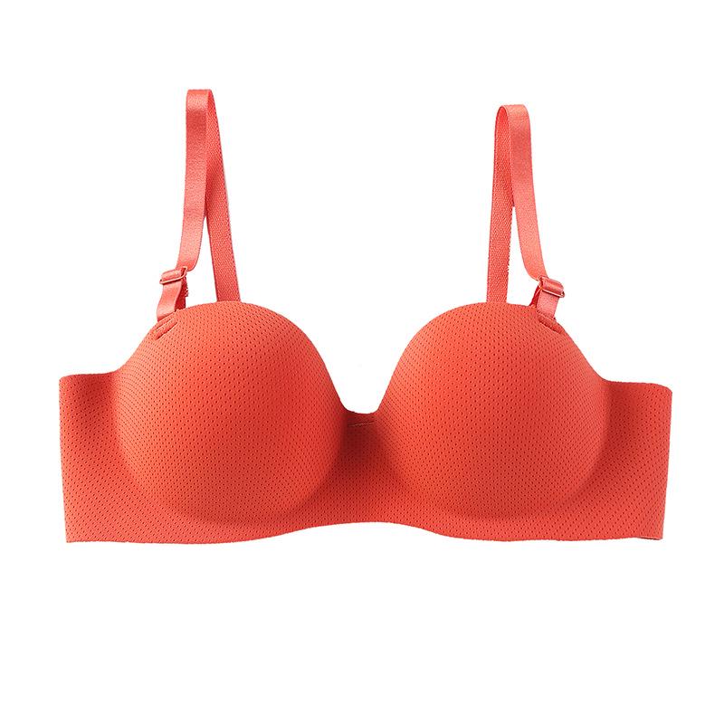 2022 Seamless Push-Up Bra for Women - Adjustable Spaghetti Straps, Side Support, Back Smoothing, No Underwire