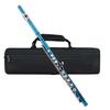 Closed Hole C Flute 16 Keys Cupronickel Nickel plated Wind Instrument with Carry Case Flute Stand Gloves Cleaning Cloth
