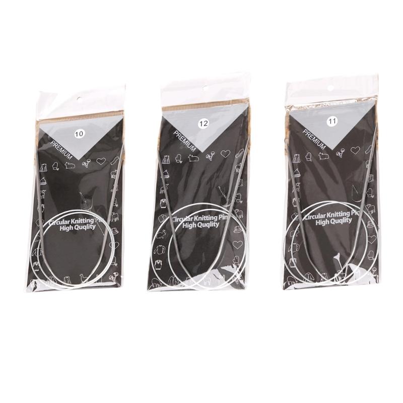 Circular Knitting Needle 100cm Length With Random Color Stitching Markers Ideal For Sweaters And Shawls